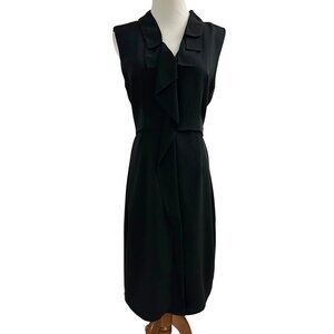 Tahari Women's Size 6 Lilly Black Sleeveless Side Zipper Closure Dress NWT $238